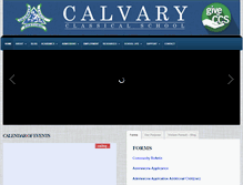 Tablet Screenshot of calvaryclassical.org